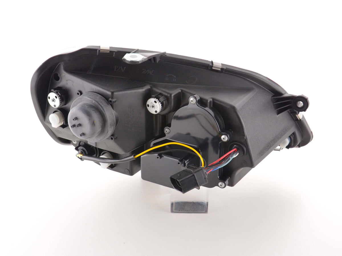 Scheinwerfer Set Daylight LED TFL-Optik VW Polo Typ 9N3 05-09 chrom Scheinwerfer Set Daylight LED TFL-Optik VW Polo Typ 9N3 05-09 chrom